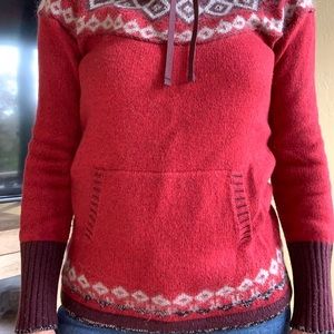 Eddie Bauer Fair Isle sweater.